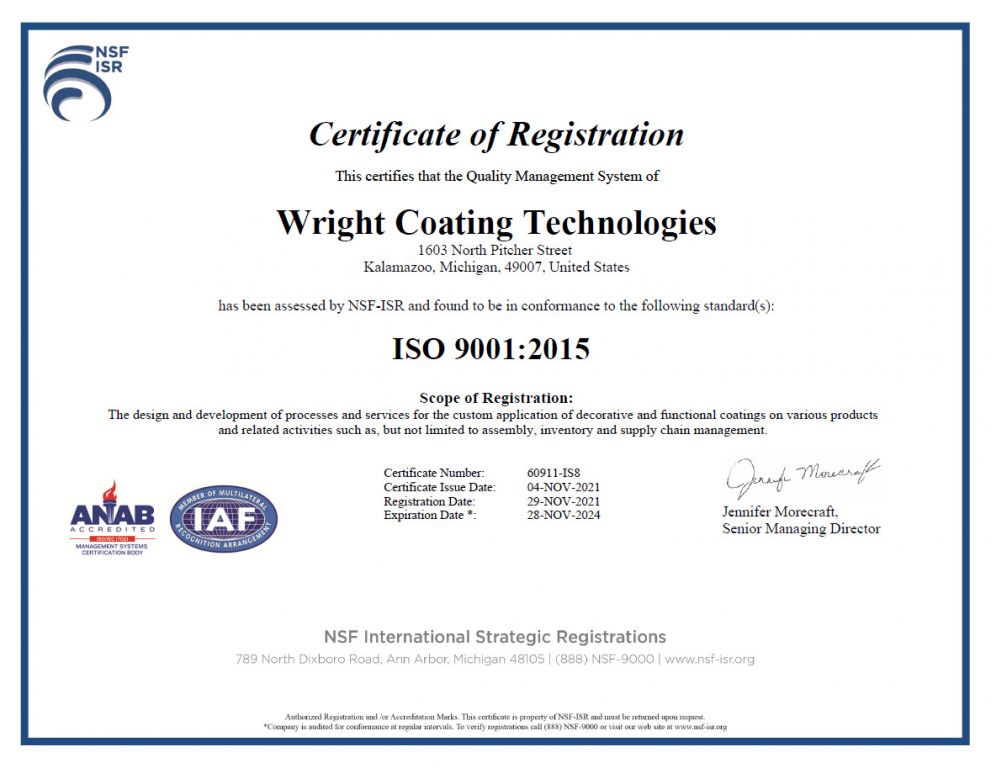 ISO 9001:2015 Certification